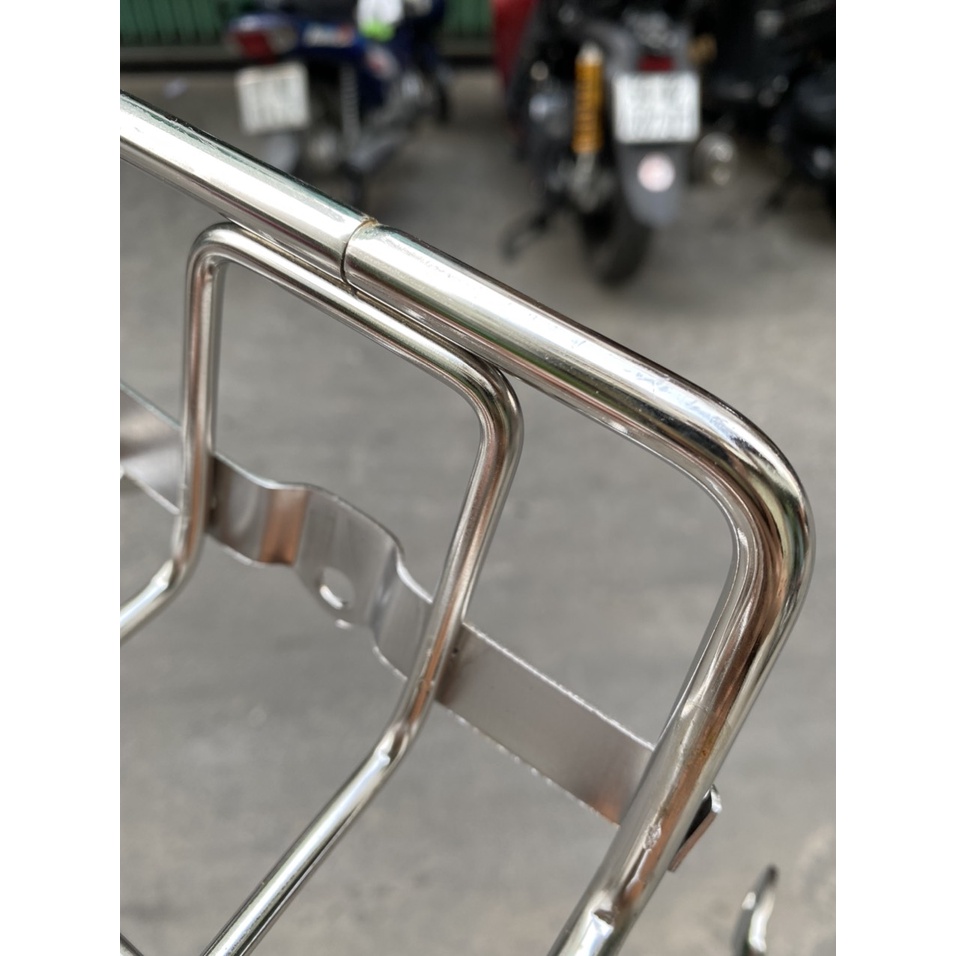 BAGA MŨI TRƯỚC XE DREAM INOX 10LY