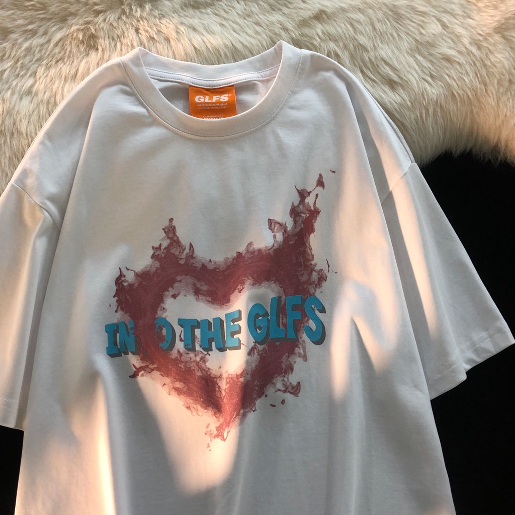 Áo Thun Dáng Rộng Ngắn Tay Thời Trang Mùa Hè Hàn Quốc Dành Cho Nữ 2022