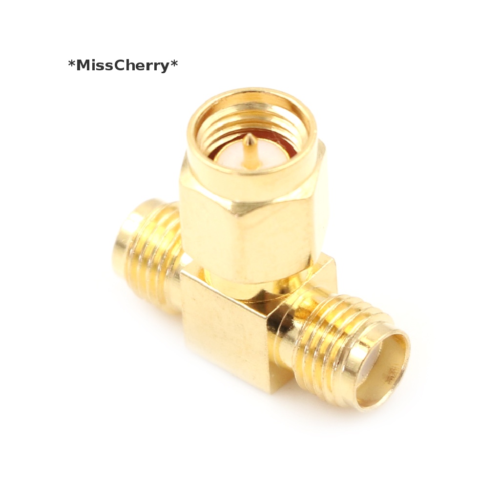 Đầu Nối SMA Male Sang 2 Dual SMA Female T Type RF Coaxial 3 Chiều [Hot]
