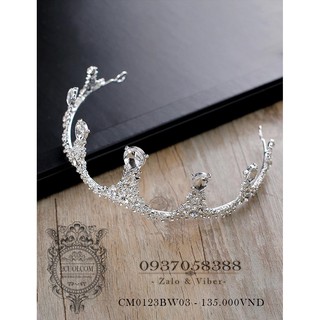 Vương miện cài tóc cô dâu