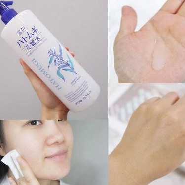 Nước Hoa Hồng Toner Hatomugi Moisturizing & Conditioning The Toner 1000ml ( Có Vòi )