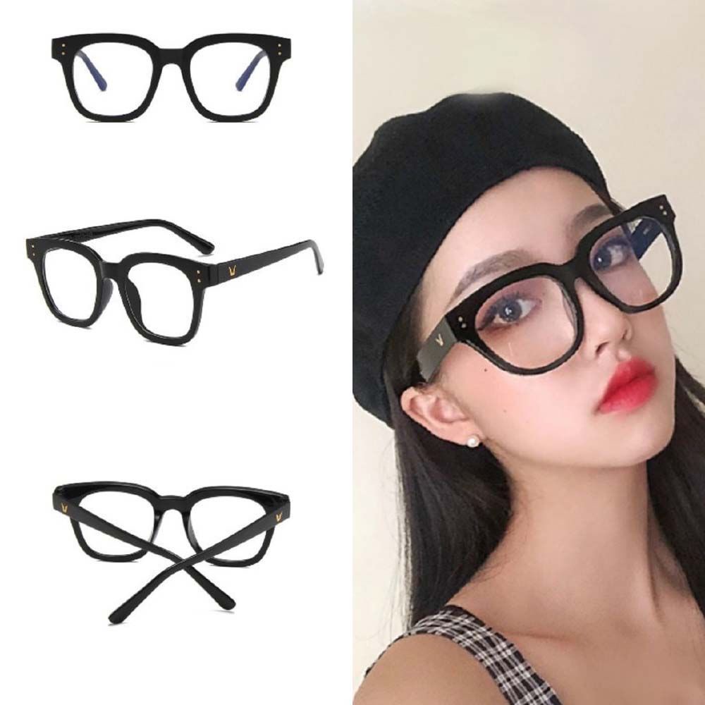 Kính Đọc Sách Gọng Vuông Trong Suốt Thời Trang Cho Nam Và Nữ