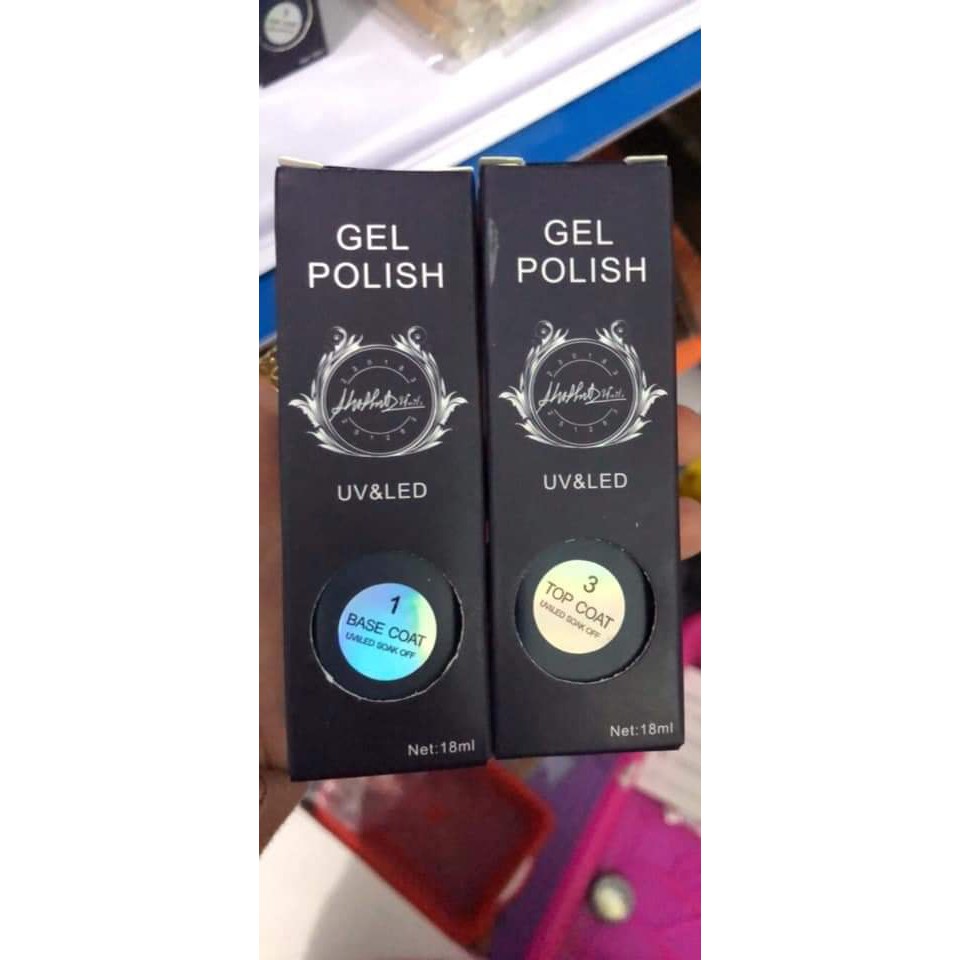 Bộ Base Top RuBy Hiệu Gel Polish Siêu phẩm cho ngành Nails