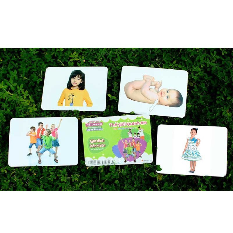 Sách: Thế Giới Quanh Em - Gia Đình - Bản Thân (Thẻ Flashcard)