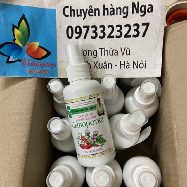 Thuốc xịt thích mọc tóc giảm rụng agafia bà già Nga