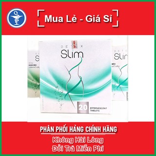 Sủi giảm cân Detox slim hỗ trợ giảm béo, giảm mỡ máu Hộp 20 viên
