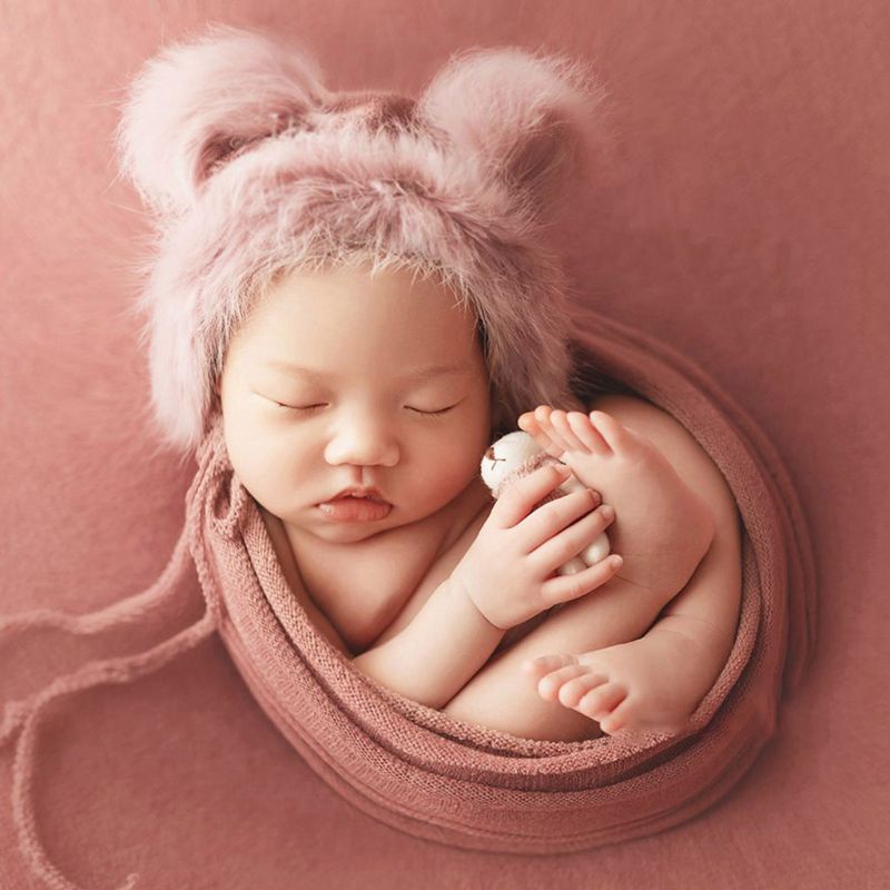 Set 2 Món Đồ Chơi Thỏ Chụp Ảnh Dễ Thương Cho Bé