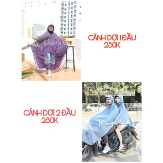 Áo mưa cánh dơi siêu rộng ( chất tượt nước)