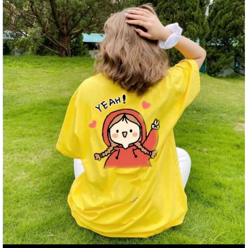 Áo thun vàng bé