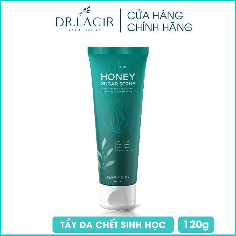 Tẩy Da Chết Sinh Học Drlacir Chai 120gram,Giúp đào thải bụi bẩn, Giúp làm sạch da, Hỗ trợ loại bỏ bã nhờn,ngừa bít tắc