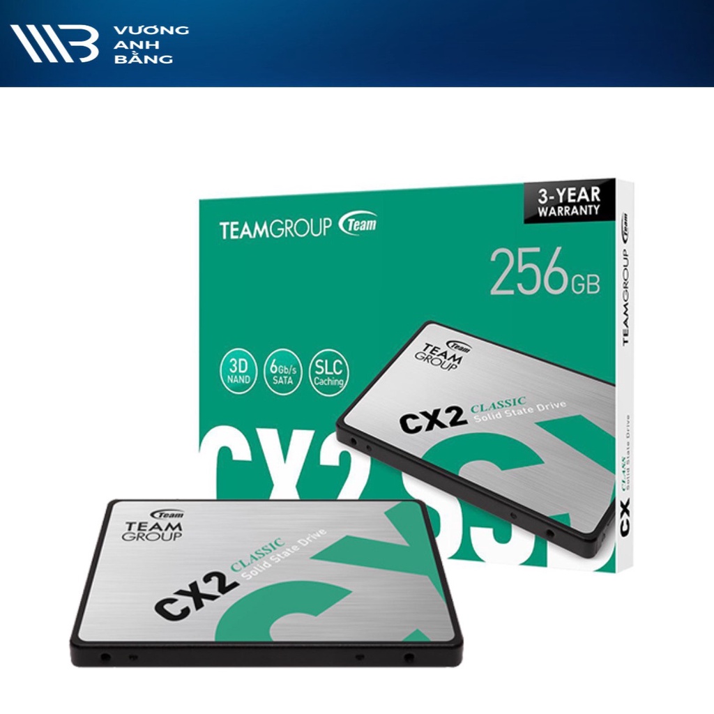 Ổ cứng SSD 512G TEAMGROUP CX2 - Hàng Chính Hãng