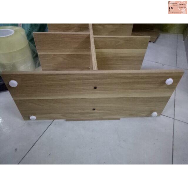 Kệ sách gỗ 5 tầng chất liệu gỗ MDF chống mối mọt, Giá sách gỗ 5 tầng cao cấp tiện lợi