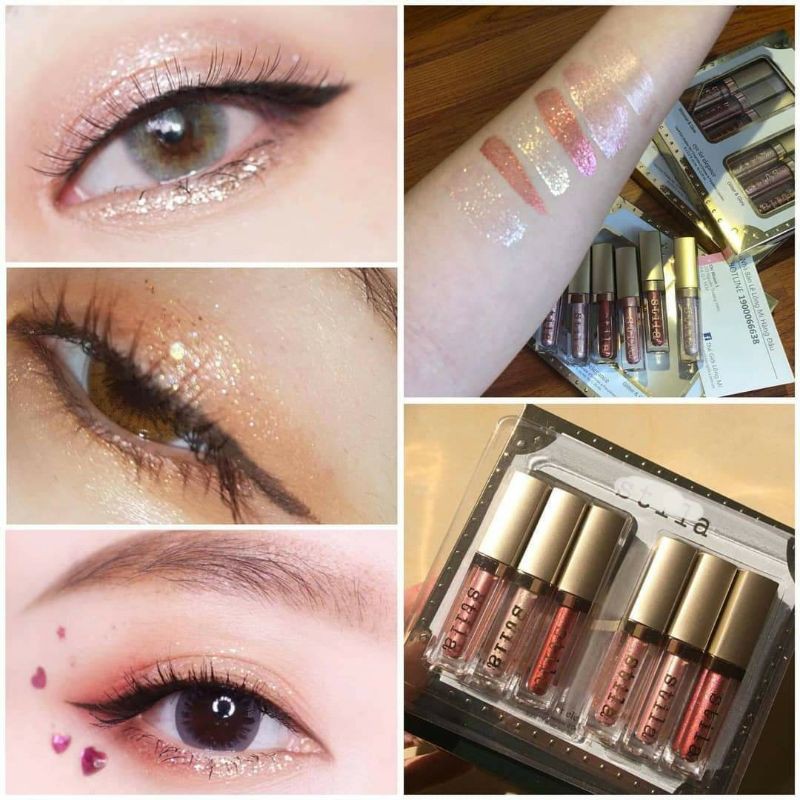 Set nhũ mắt Stila 6 CÂY