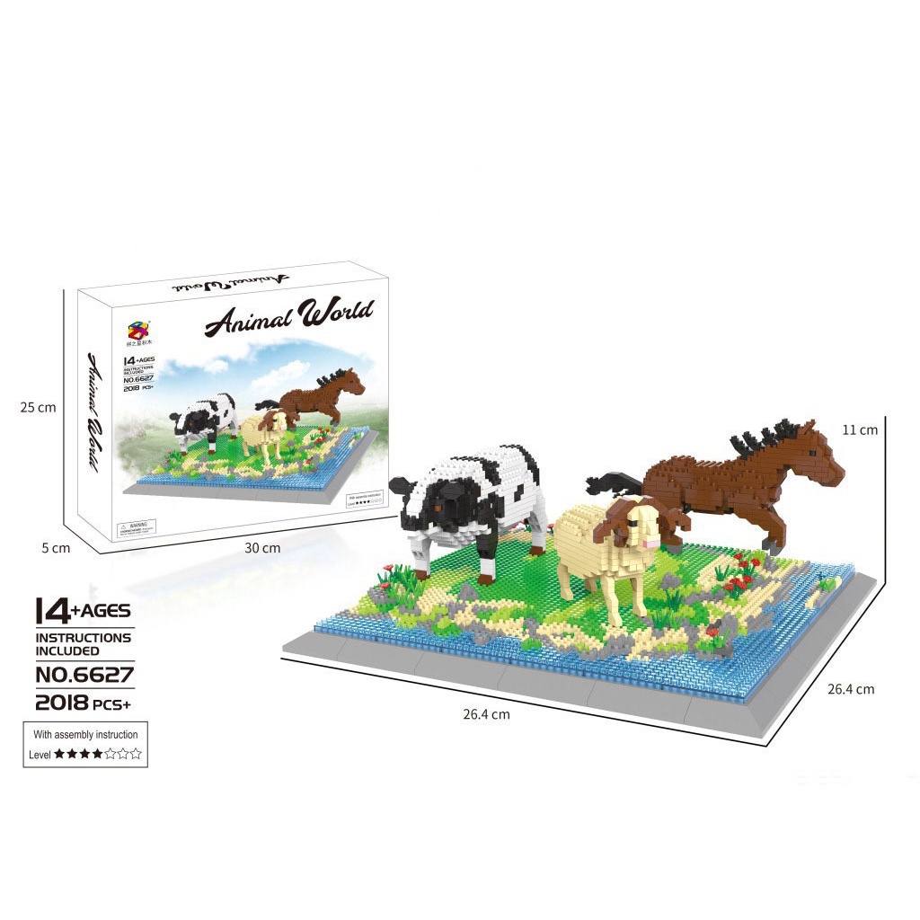 Xếp hình cho bé hình vườn thú đáng yêu - Bộ đồ chơi trẻ em thông minh - Sunny