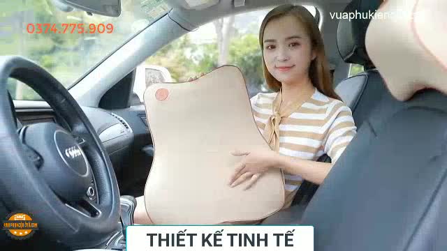 Gối tựa đầu ô tô công thái học, gối tựa lưng ô tô cao su non cao cấp thương hiệu CARCARE | BigBuy360 - bigbuy360.vn