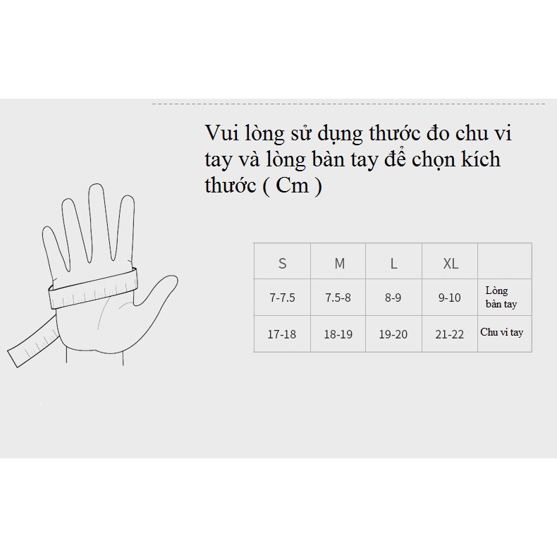 Găng tay da cảm ứng,chống trơn trượt , chống thấm tiện dụng khi đi đường, phượt xe máy, xe đạp nam nữ