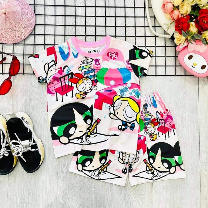 Bộ lạnh những cô gái siêu nhân Win BB size 3-10