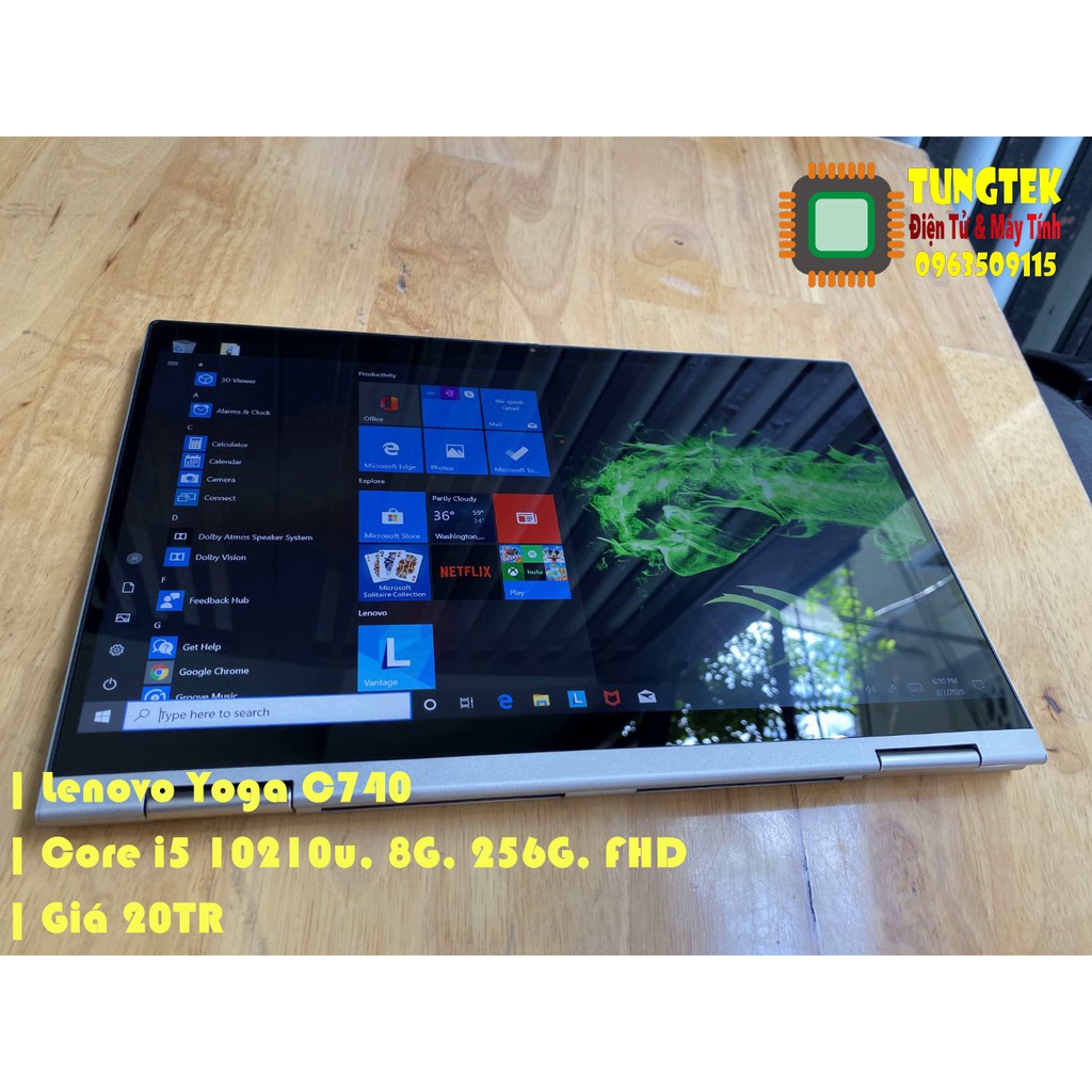 💻 TUNGTEK | Laptop Lenovo Yoga C740, i5 10210u, 8G, 256G, FHD, new | 20Tr | BigBuy360 - bigbuy360.vn