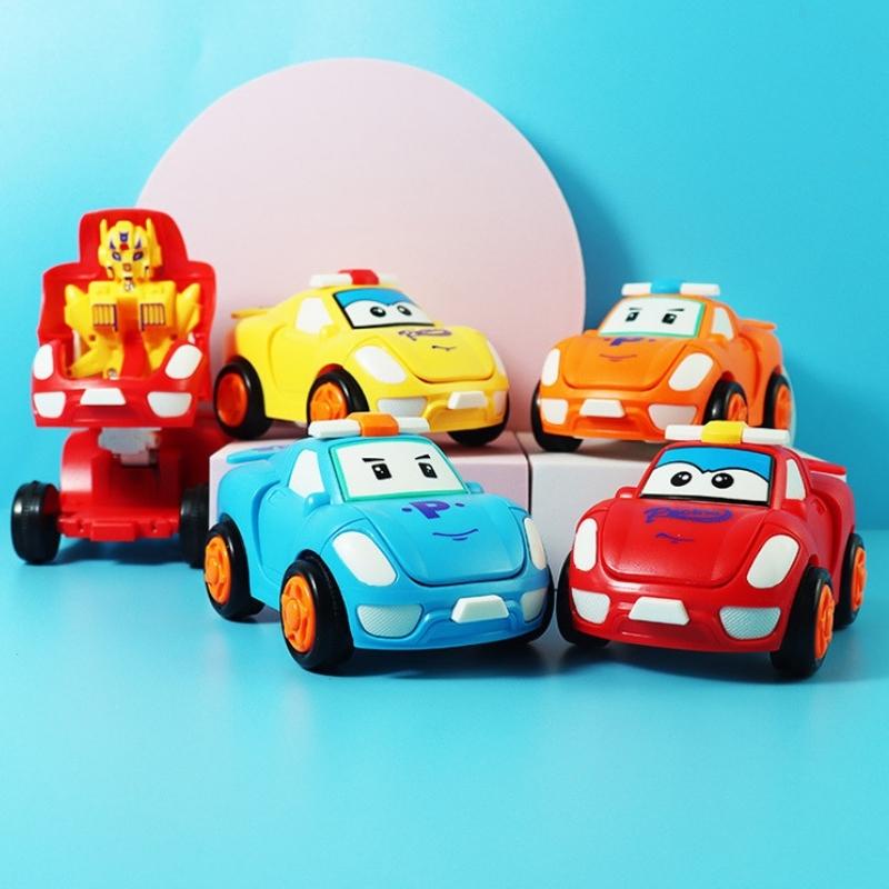 Oto đồ chơi biến hình cảnh sát người máy robot Robocar Poli, Đồ chơi cho bé BABYHOPE