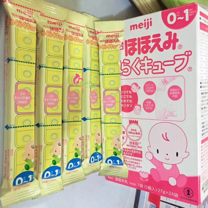 Tách lẻ Sữa MEIJI Thanh hộp 648g Nội Địa Nhật