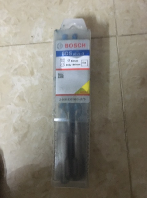 Mũi khoan sắt inox bosch mũi khoan $6 1 hộp 10 lưỡi