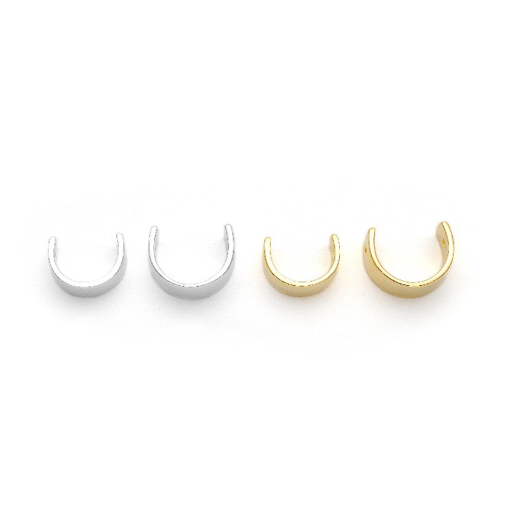 Charm bọc đá hình chữ C - Charm Bạc 925 - Mã CB0071