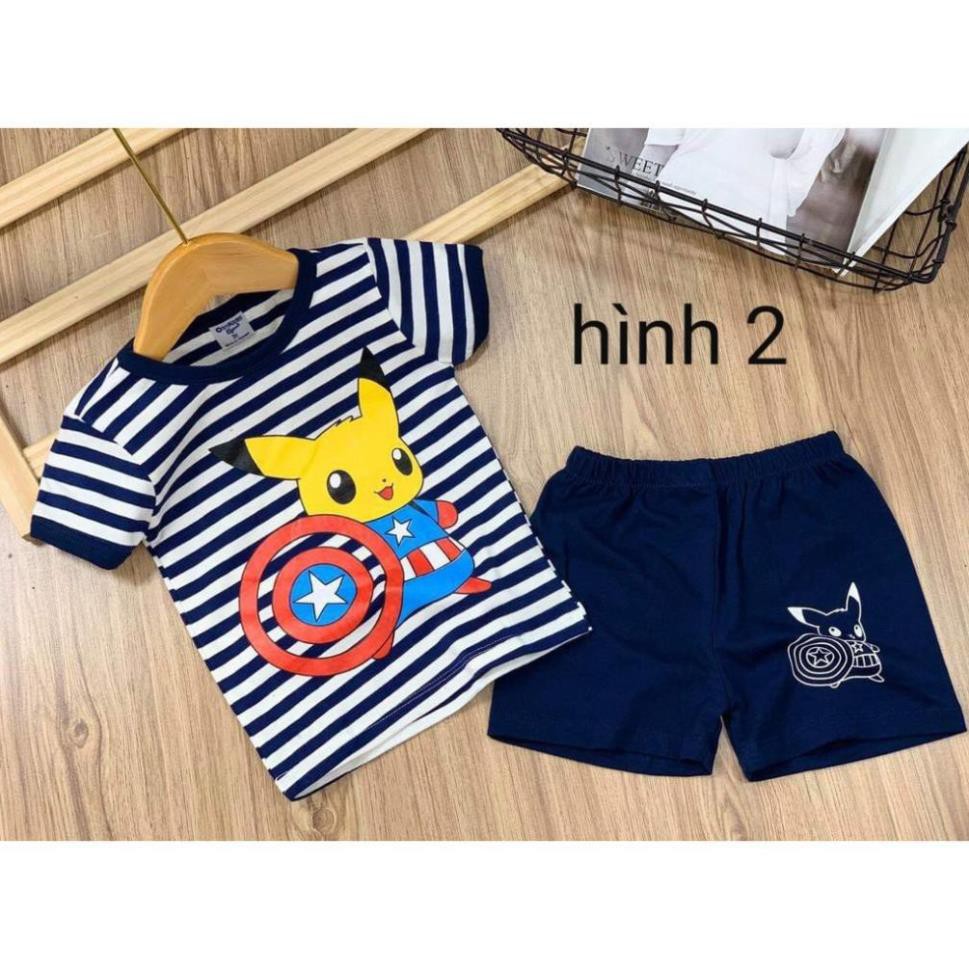 Sỉ BỘ NGẮN TAY DỄ THƯƠNG THUN COTTON BÉ TRAI - ĐỒ BỘ TRẺ EM - My Store