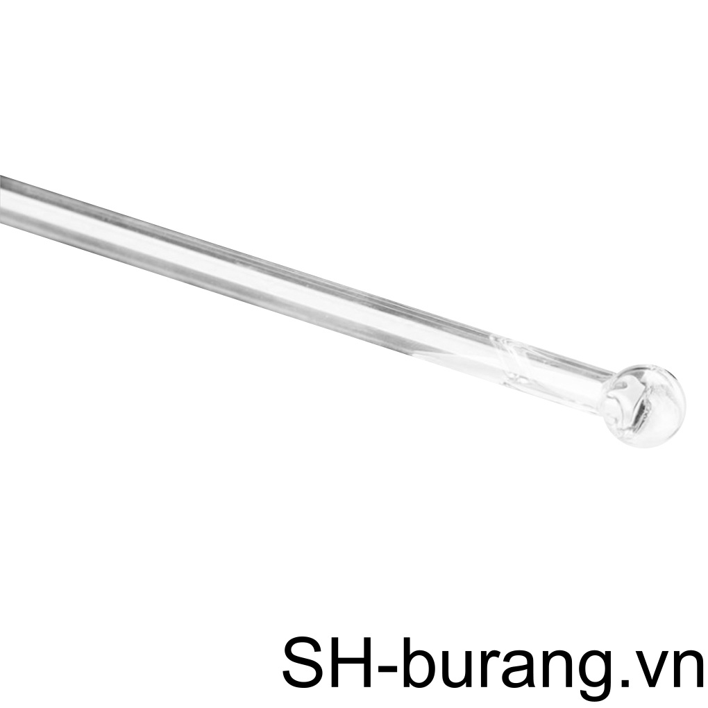 Ống Hút Thủy Tinh Đầu Tròn Không Mùi Có Thể Tái Sử Dụng Cho BBQ / Nước Ép / Trái Cây