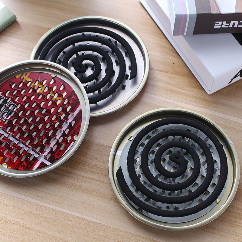 Khay đựng nhang muỗi Lọai KHÔNG NẮP, chống rơi vãi, bay tàn khi đốt,KHông kèm Nhang (khách đọc mô tả nhé)