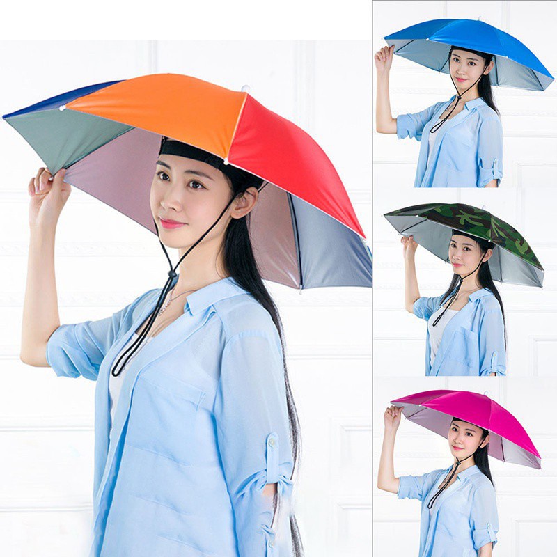 Mũ Dù Che Nắng Có Thể Gấp Gọn Tiện Dụng Cho Hoạt Động Ngoài Trời