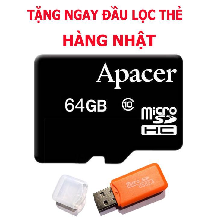 [ SALE CỰC LỚN]C -THẺ NHỚ MICRO SD 64GB TẶNG ĐẦU ĐỌC THẺ