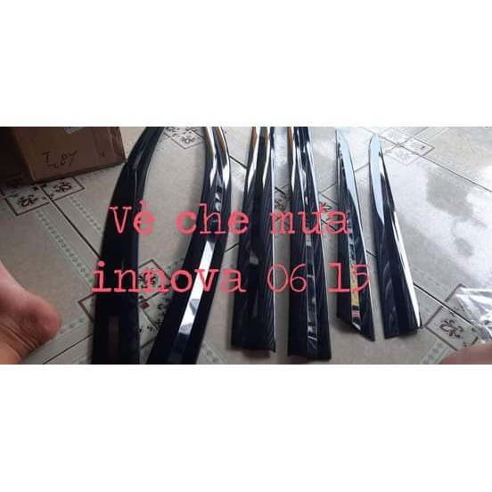 Vè che mưa Innova 2006- 2015 bộ 4 chi tiết và 6 chi tiết
