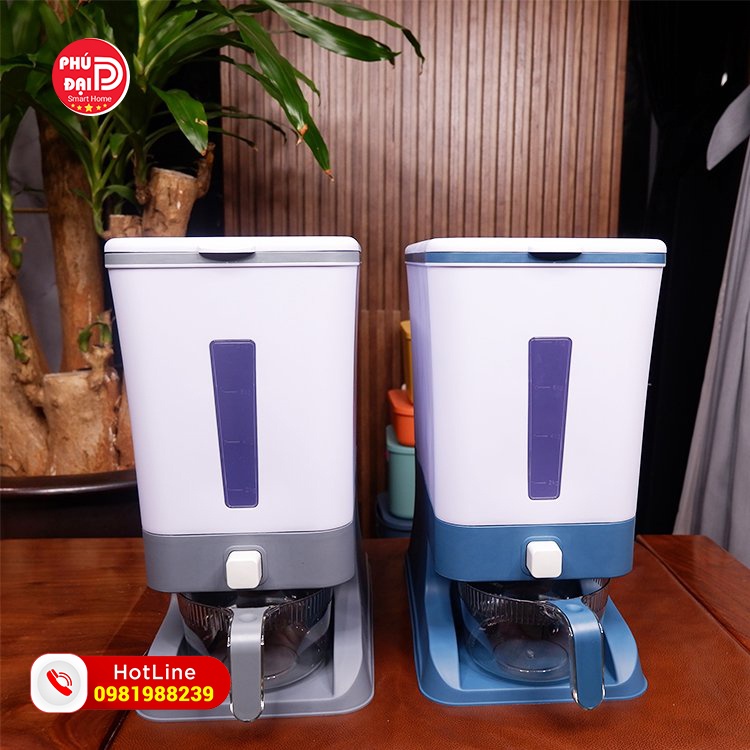 Thùng đựng gạo thông minh cao cấp 12kg chất liệu cao cấp không độc hại an toàn cho cả gia đình
