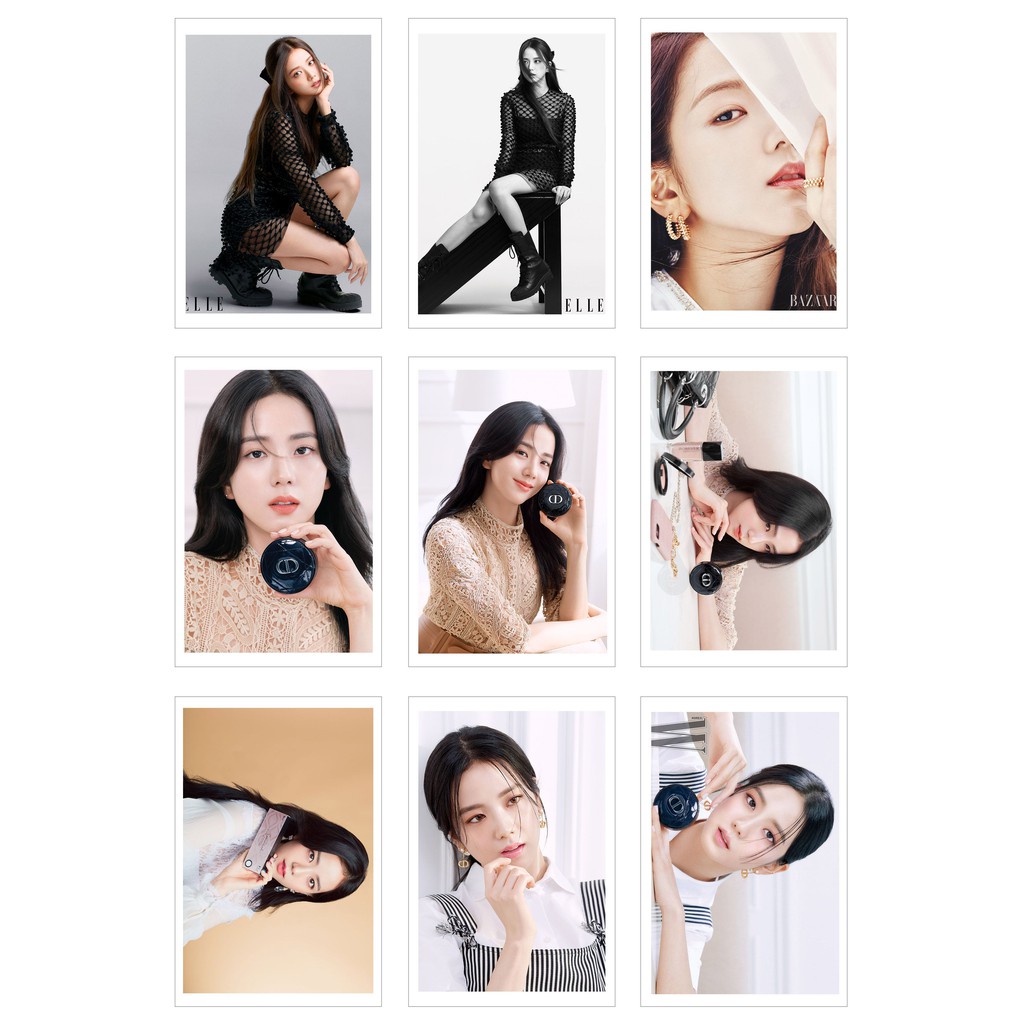 [Ép Lụa] Lomo Card 45 Ảnh JISOO Magazine