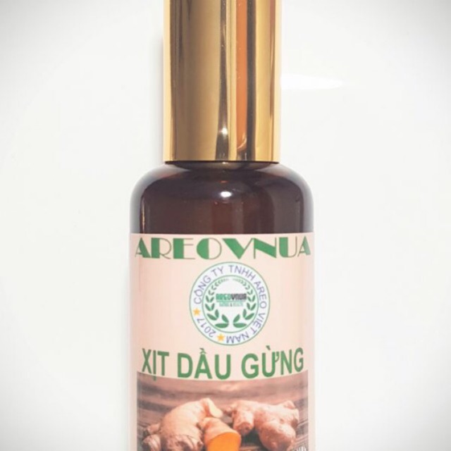 XỊT TINH DẦU GỪNG