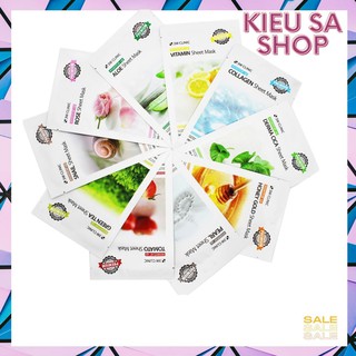 Combo 10 Mặt nạ giấy CAO CẤP 3W Clinic Essential Up Sheet Mask 25ml x10