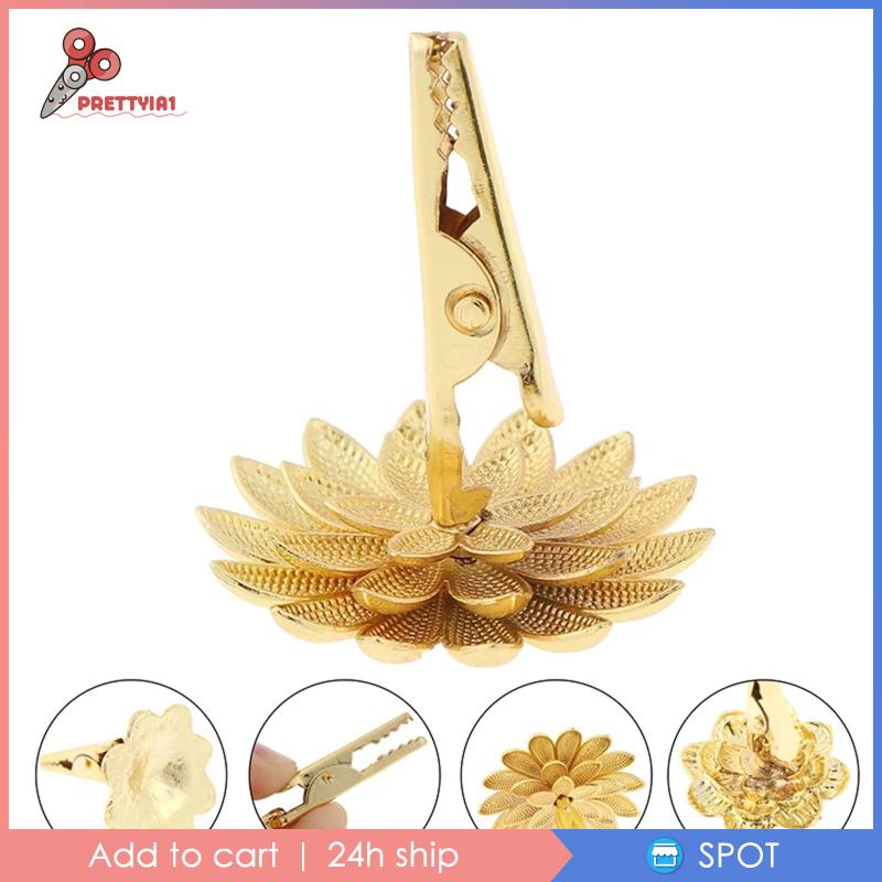 [Prettyia1] Kẹp Đốt Trầm Hương Màu Vàng Đồng Trang Trí Bàn Ngồi Thiền