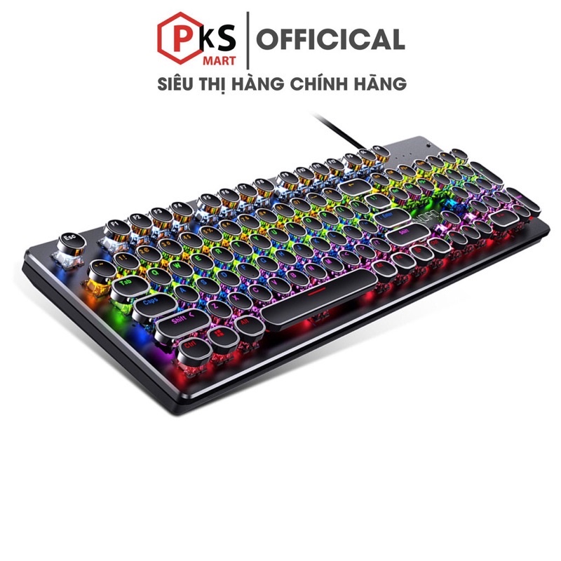 ♀COMBO Chuột Bàn Phím Cơ Máy Tính Gaming ZK4 Pro Và G15 Nút Tròn Full Led 10 Chế Độ Hiệu Ứng