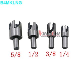 BỘ 4 MŨI KHOAN LẤY NÚT GỖ