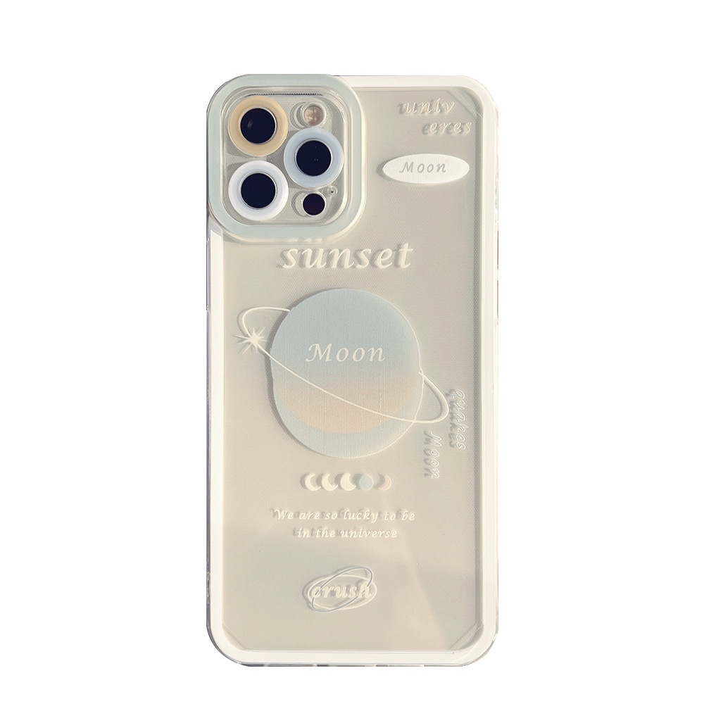 Ốp Điện Thoại Trong Suốt In Hình Hành Tinh Cho Iphone 14 13 Pro Max / 12 / 11 / XS / XR / X / 8 / 7 / 6 / 6s / Plus