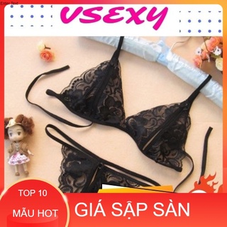 Set quần lót lọt khe nữ sexy, đồ lót ren sexy