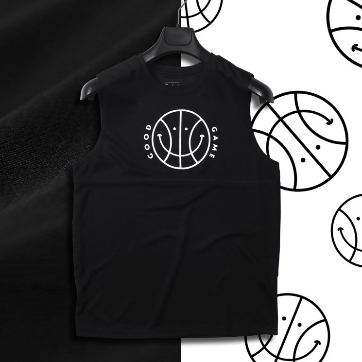 Áo Ba Lỗ Tanktop Nam Good Game Happy Ball Chất Liệu Tái Chế Thấm Hút Mồ Hôi
