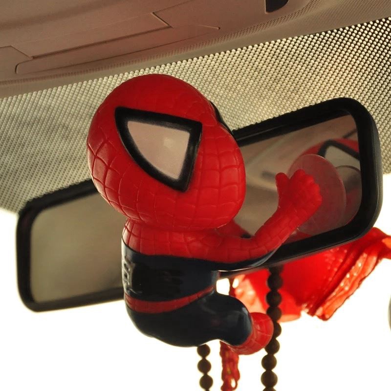 Phụ kiện trang trí xe ô tô hình Spiderman đáng yêu