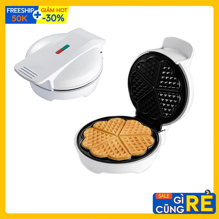 Máy làm bánh Waffle, Nướng bánh kẹp tổ ong đơn Sokany Chính hãng