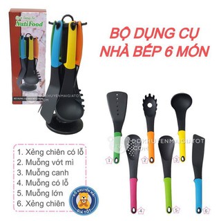 Bộ Dụng Cụ Nhà Bếp Nutifood 6 Món Chuyên Dụng Tiện Lợi Nấu Nướng