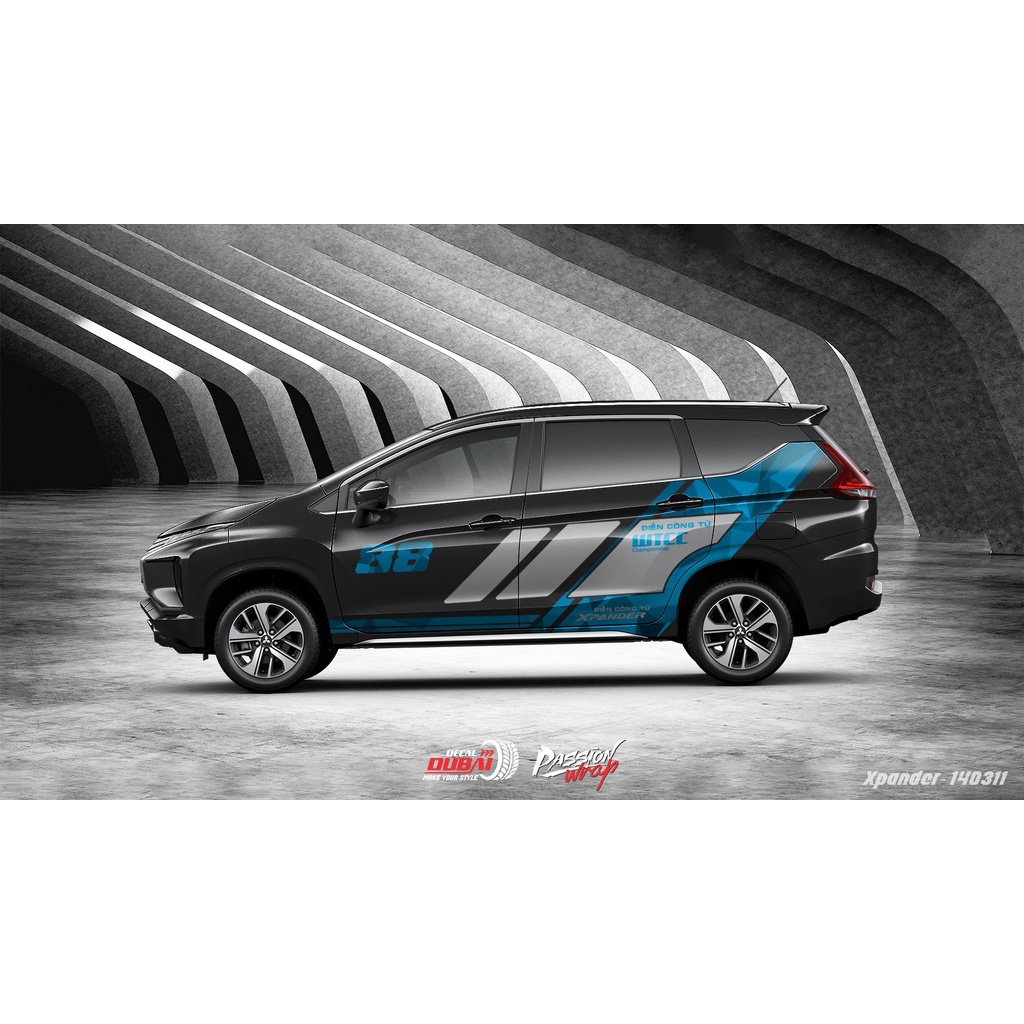 Bộ tem Sport khỏe khoắn cá tính dán xe Xpander