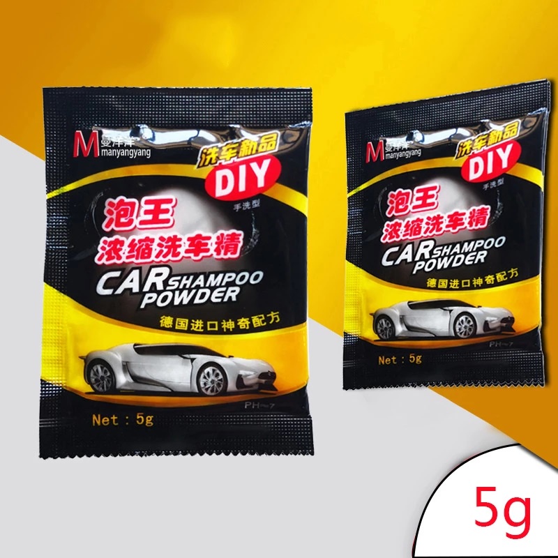 Bột Rửa Xe Siêu Bóng Car Shampoo Powder (5gr)