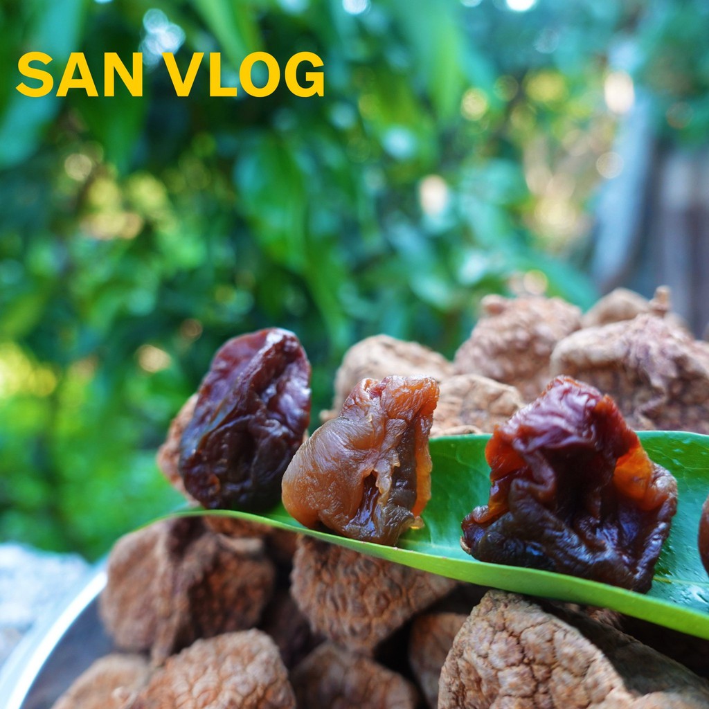 1kg LONG vải thiều sấy Khô Bắc Giang Loại 1/Đồ Ăn Vặt /San Vlog