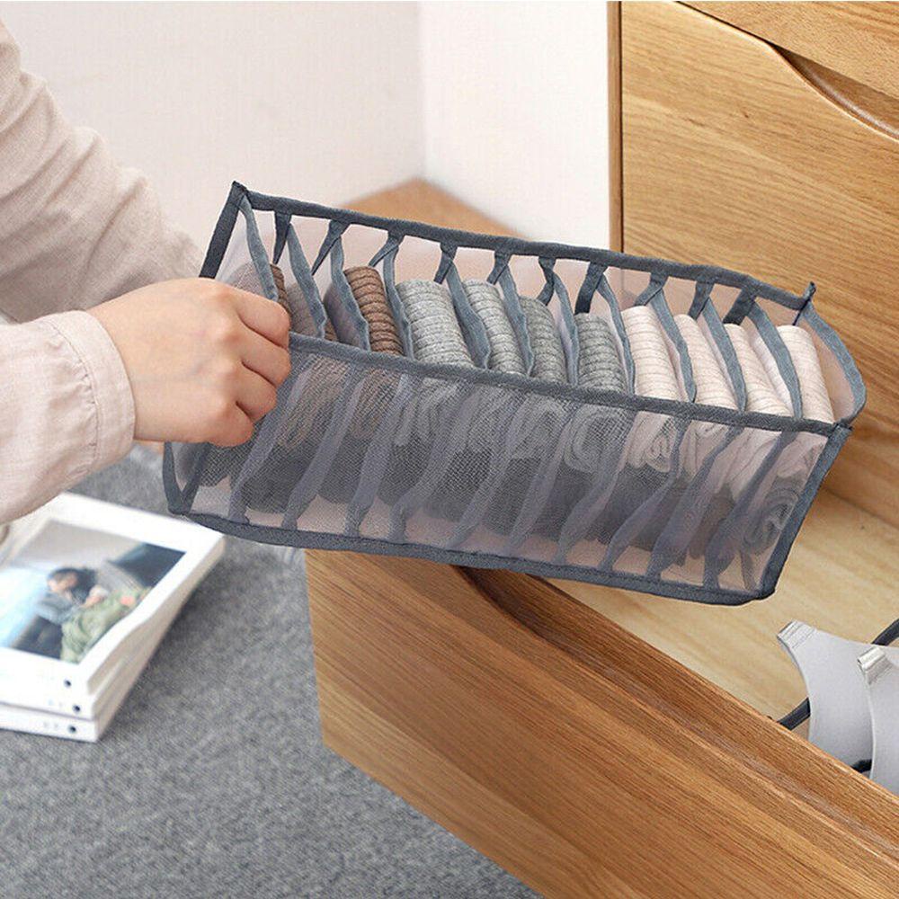 MUVAKO Hộp Đựng Đồ Lót Tiết Kiệm Không Gian Bằng Nylon