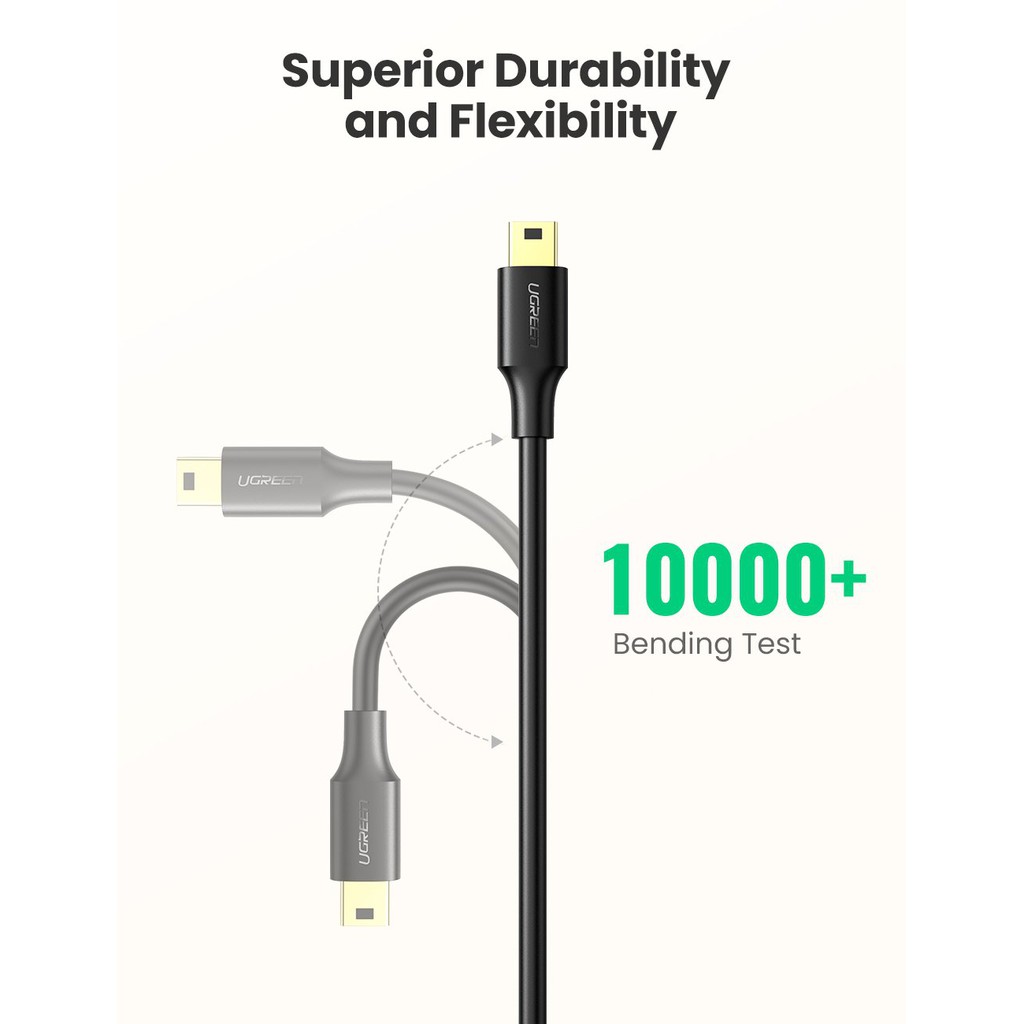 Cáp Mini USB To USB 2.0 Mạ Vàng Chính Hãng Ugreen - USB Cable IFC-400PCU - Mã 10354 - 10355 - 10385 | BigBuy360 - bigbuy360.vn